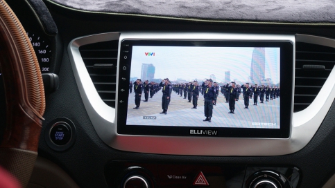 Màn hình Elliview S4 Basic liền camera 360 Hyundai Accent 2017 - 2020